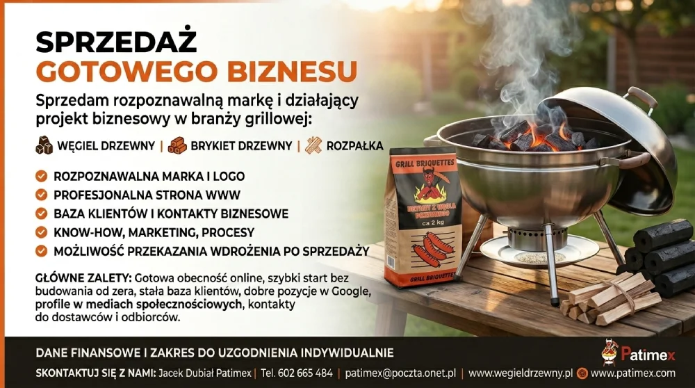 Oferta sprzedaży gotowego biznesu Patimex